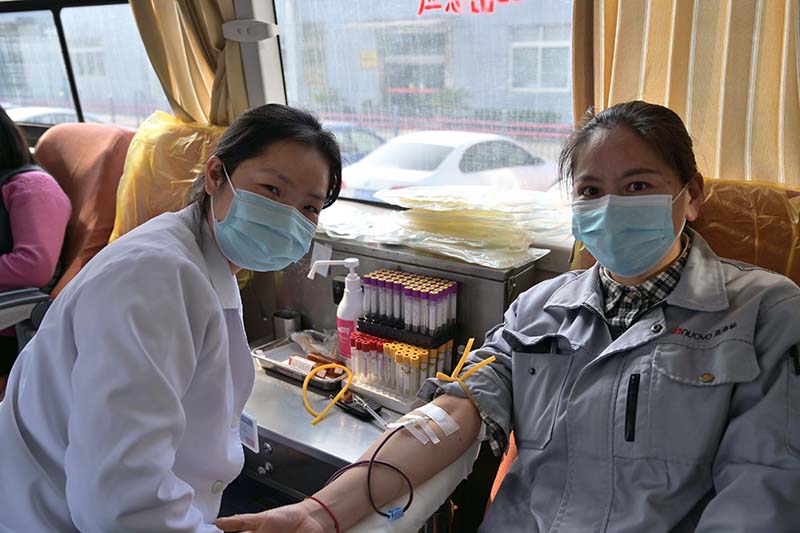 倡议&组织员工无偿献血